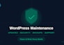 provide monthly wordpress maintenance, updates, security, and support